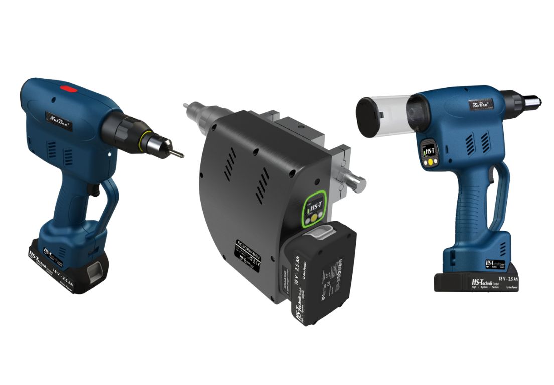 Startseite - 4 Akku-blindnietgeräte: hochleistungs-akkublindnietgerät, präzises nietgerät und robuster akku-nietzieher von hs-technik